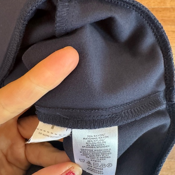 NWOT Navy Blue Skirt from LOFT - Picture 4 of 6